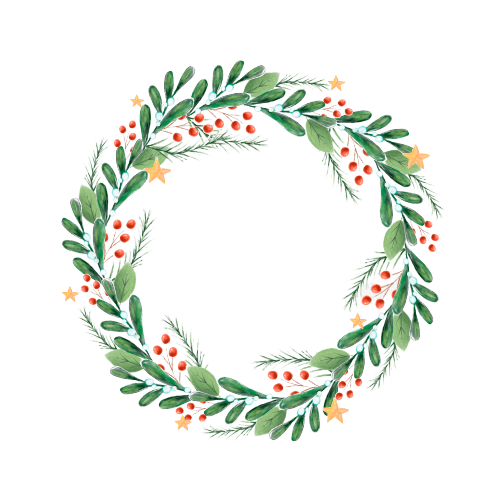Image by Freepik - https://www.freepik.com/free-vector/watercolor-christmas-wreath_11583082.htm#query=christmas%20wreath&position=33&from_view=search&track=sph